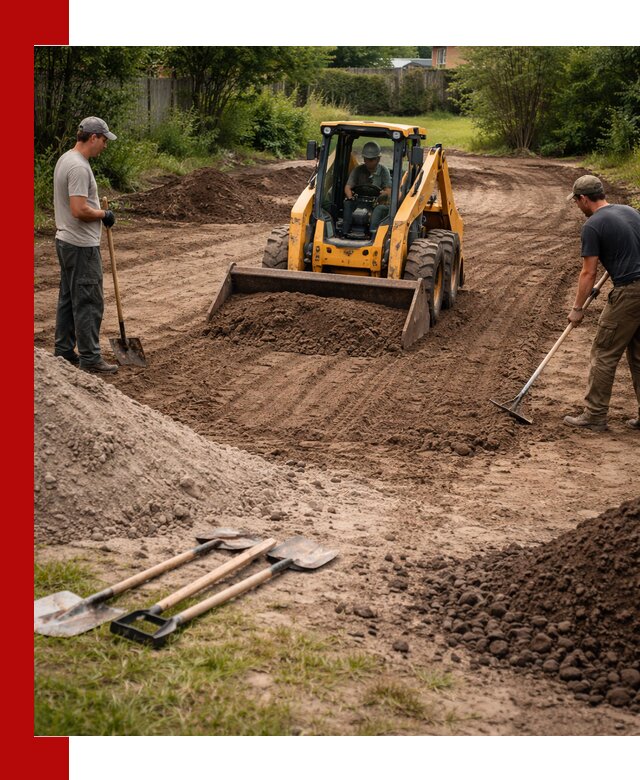 Планировка участка грунтом с вывозом и доставкой в Карабулаке