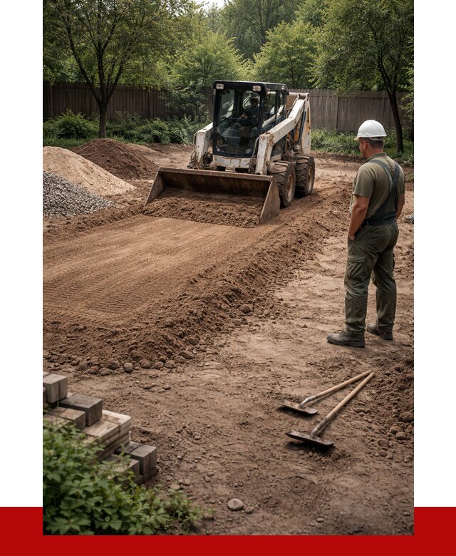 Выравнивание участка под ключ в Карабулаке от 3615 р. | ПРОНЕРУДКрб