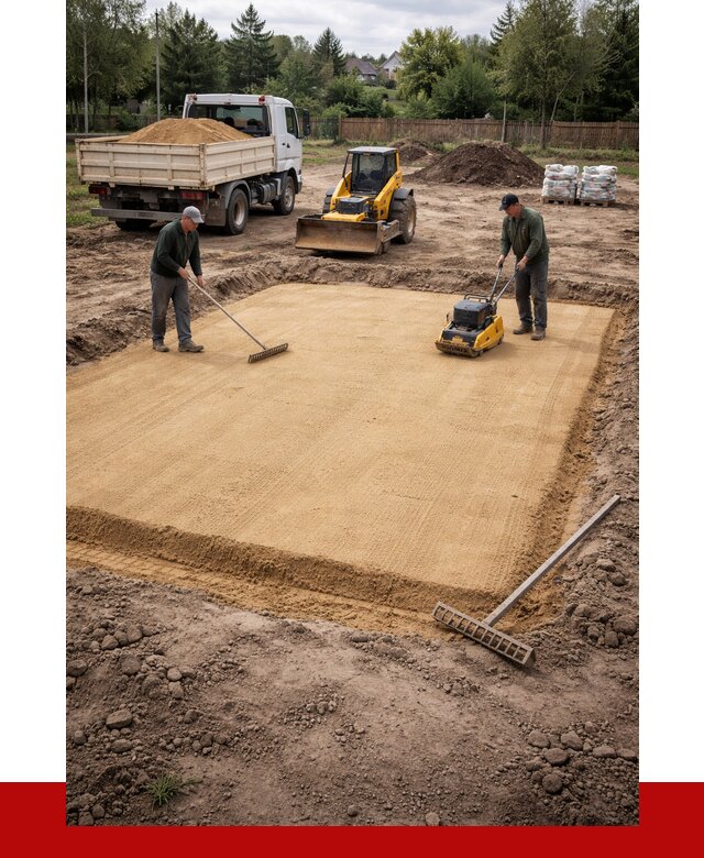 Устройство песчаной подушки в Карабулаке от 4648 р. ПРОНЕРУДКрб